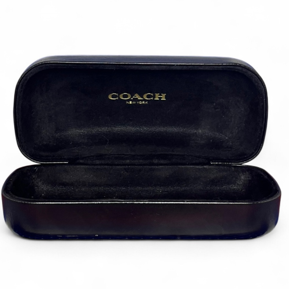 Clamshell Case - Coach New York - Black Hard Shelled Women’s Sunglasses Case Y2K